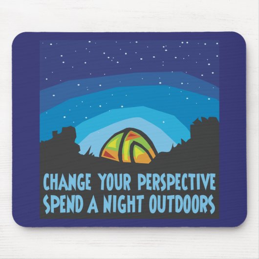 Zelt-Camping Mousepad (Vorne)