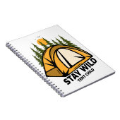 Zelt-Camping Notizblock (Rechte Seite)