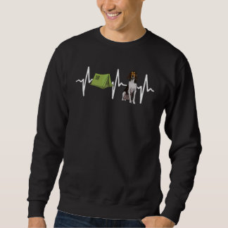 Zelt Camping Treeing Walker Coonhound Herzschlag D Sweatshirt