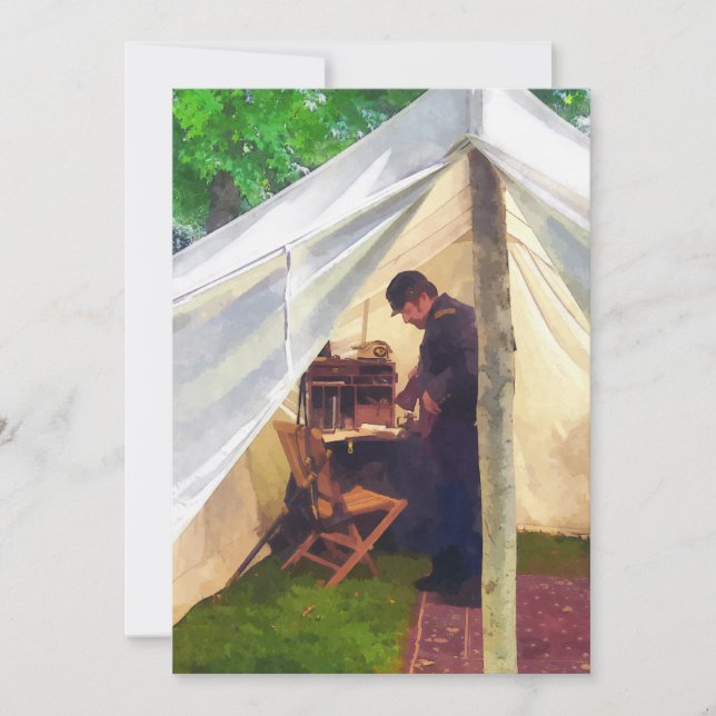 Zelt des zivilen Kriegsoffiziers (Vorderseite)