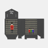 Zelt-Gefallen, Weihnachten, Nutcracker Diamond-Des Geschenkschachtel (Ungefaltet)