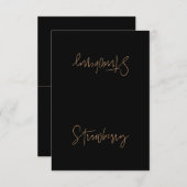 Zelt-Karte für das benutzerdefinierte Lebensmittel Dankeskarte (Vorne/Hinten)