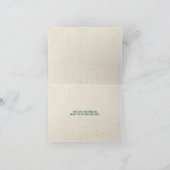 Zelt Leinwand Camping Bar Mitzvah geflogen Dankeskarte (Innenseite)