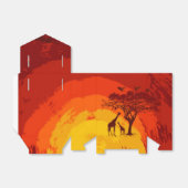 Zelt Paper Gevor Box African Safari Giraffe Sun Geschenkschachtel (Ungefaltet)