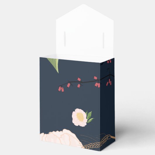 Zelt Paper Gevor Box Baby Pink Cosmos auf Weiß Geschenkschachtel (Geöffnet)