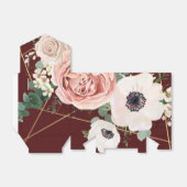 Zelt Paper Gevor Box Geometric Garden Rose Wein Geschenkschachtel (Ungefaltet)