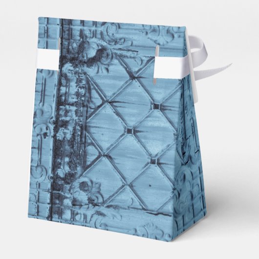 Zelt Papier Bevorzugung Box Rustikale Zinndecke Ke Geschenkschachtel (Rückseite)