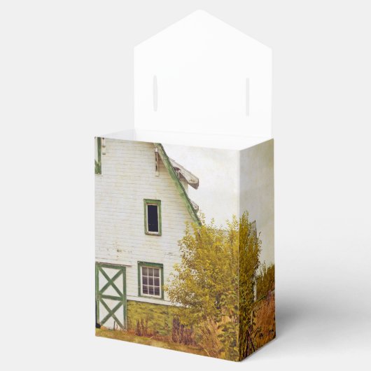 Zelt Papier Gefälligkeitsbox Sunset Barn Country R Geschenkschachtel (Geöffnet)