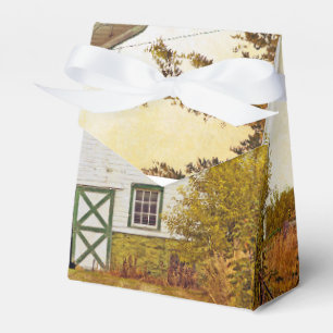 Zelt Papier Gefälligkeitsbox Sunset Barn Country R Geschenkschachtel