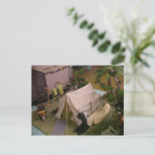 zelt postkarte (Stehend Vorderseite)