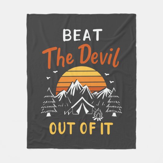 Zelt RV Camping Beat Out Fleecedecke (Vorderseite)