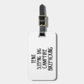 Zelt Schlafsack Campfire Bikepack Gepäckanhänger (Vorderseite vertikal)