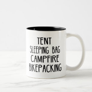 Zelt Schlafsack Campfire Bikepack Zweifarbige Tasse