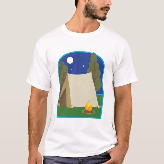 Zelt T-Shirt (Vorderseite)
