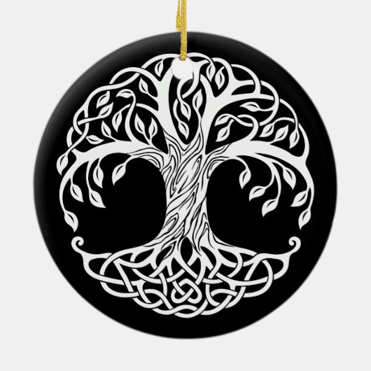 Zeltbaumschmuck Keramik Ornament (Hinten)