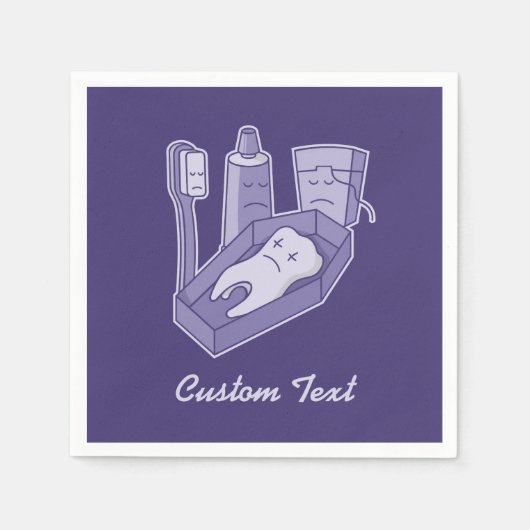 Zeltbeerungspapier Napkins Serviette (Vorderseite)