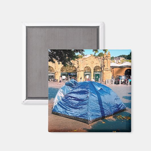 Zelte Außenstation Magnet (Vorderseite/Rückseite)