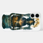Zelte die Nacht mit der Laterne Case-Mate iPhone Hülle (Rückseite (Horizontal))