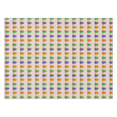 Zelte in Multicolorzelten Tischdecke (Vorderseite (Horizontal))