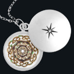 Zeltfisch-Ireland-Uhrenkette Medaillon<br><div class="desc">Coven Symbol Spiral Essence Unicorn Griffon Celtic Coven Symbol Spiral Essence Holzbaum Blau keltische Holz Druide Wicca Hexe irisch</div>