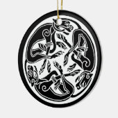 Zelthundverzierung Keramik Ornament (Links)