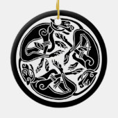 Zelthundverzierung Keramik Ornament (Hinten)