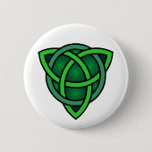 Zeltknochen Ireland altertümliches Symbol Heidelgr Button (Vorderseite)