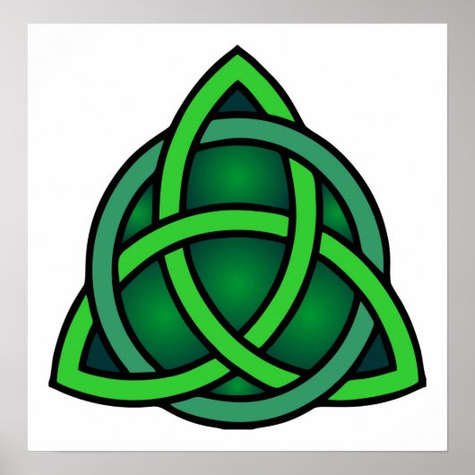 Zeltknochen Ireland altertümliches Symbol Heidelgr Poster (Vorne)