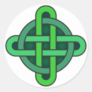 Zeltknochen Ireland altertümliches Symbol Heidelgr Runder Aufkleber