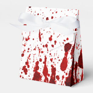 Zeltpapier Favor Box Blutspritzer Vampir Gothic Geschenkschachtel
