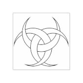 Zeltringe Briefmarke Gummistempel (Prägung)