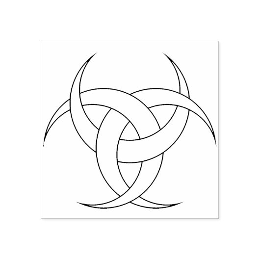 Zeltringe Briefmarke Gummistempel (Prägung)