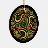 Zeltspirale Keramik Ornament (Rechts)