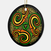 Zeltspirale Keramik Ornament (Links)