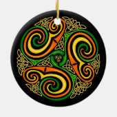 Zeltspirale Keramik Ornament (Hinten)