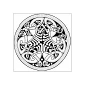 Zeltvögel Kunst-Briefmarke Gummistempel (Prägung)