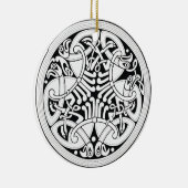 Zeltvogelschmuck Keramik Ornament (Rechts)