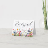 Zeltzeichen für vorbehaltene Notizkarte (Vorderseite)