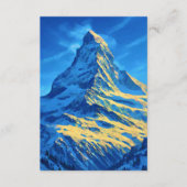Zematt Matterhorn Schweiz Begleitkarte (Vorderseite)