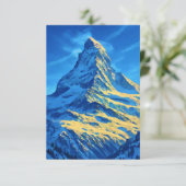 Zematt Matterhorn Schweiz Begleitkarte (Stehend Vorderseite)