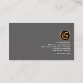 Zement arbeitet an visitenkarte (Rückseite)