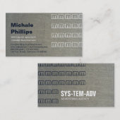 ZEMENT BETON BAU BAUINGENIEURWESEN VISITENKARTE (Vorne/Hinten)