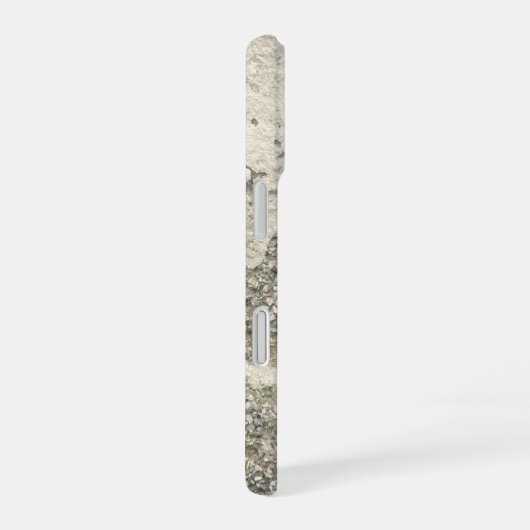 Zement-Blockwand iPhone 16 Hülle (Rechte Seite)