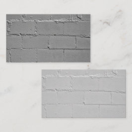 Zement-Blockwand Visitenkarte