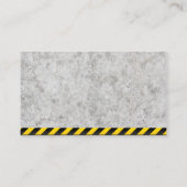 Zement-Mischfahrzeug Visitenkarte (Rückseite)