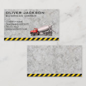 Zement-Mischfahrzeug Visitenkarte (Vorne/Hinten)