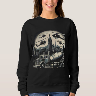 Zement-Mischfahrzeuge Sweatshirt