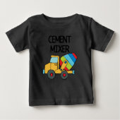 Zement-Mixer Baby T-shirt (Vorderseite)