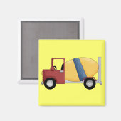 Zement Mixer Tshirts und Geschenke Magnet (Vorderseite/Rückseite)