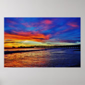 Zement Ship Sunset Poster (Vorne)